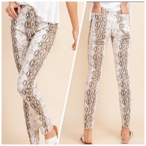 Snakeskin Skinnies